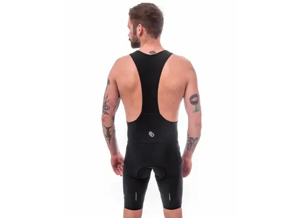 Sensor Cyklo Race men's bib shorts with pad True black