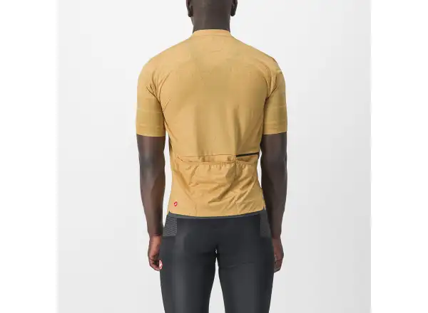 Castelli Unlimited Terra men's jersey short sleeve Honey