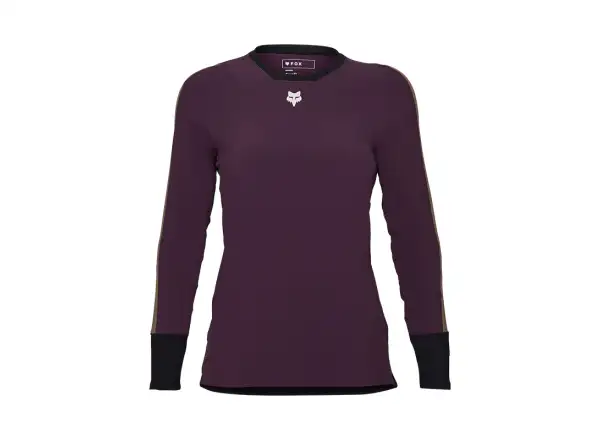 Fox Defend Thermal women's jersey Dark Purple