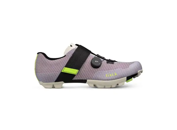 Fizik Vento Ferox Carbon MTB men's cycling shoes Lilac/White