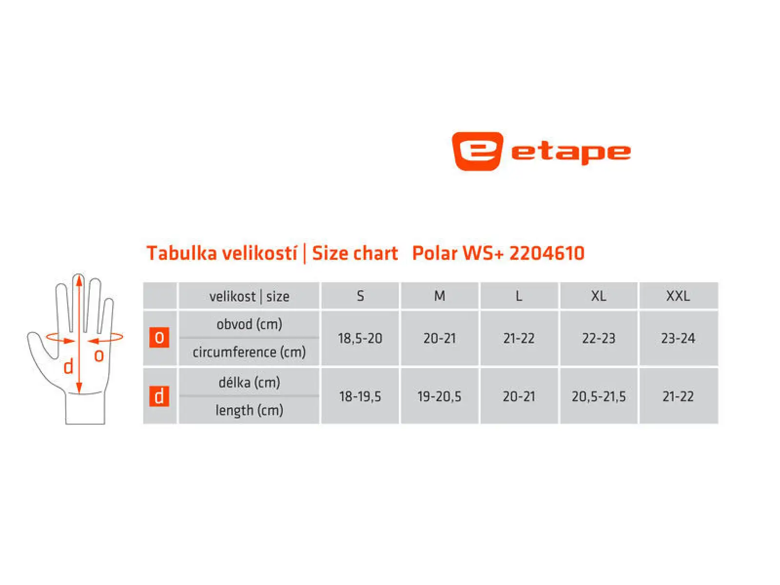 Etape Polar WS+ men's winter gloves černá