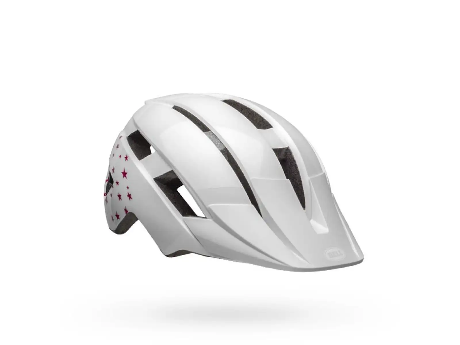 Bell Sidetrack II Youth kids helmet White Stars