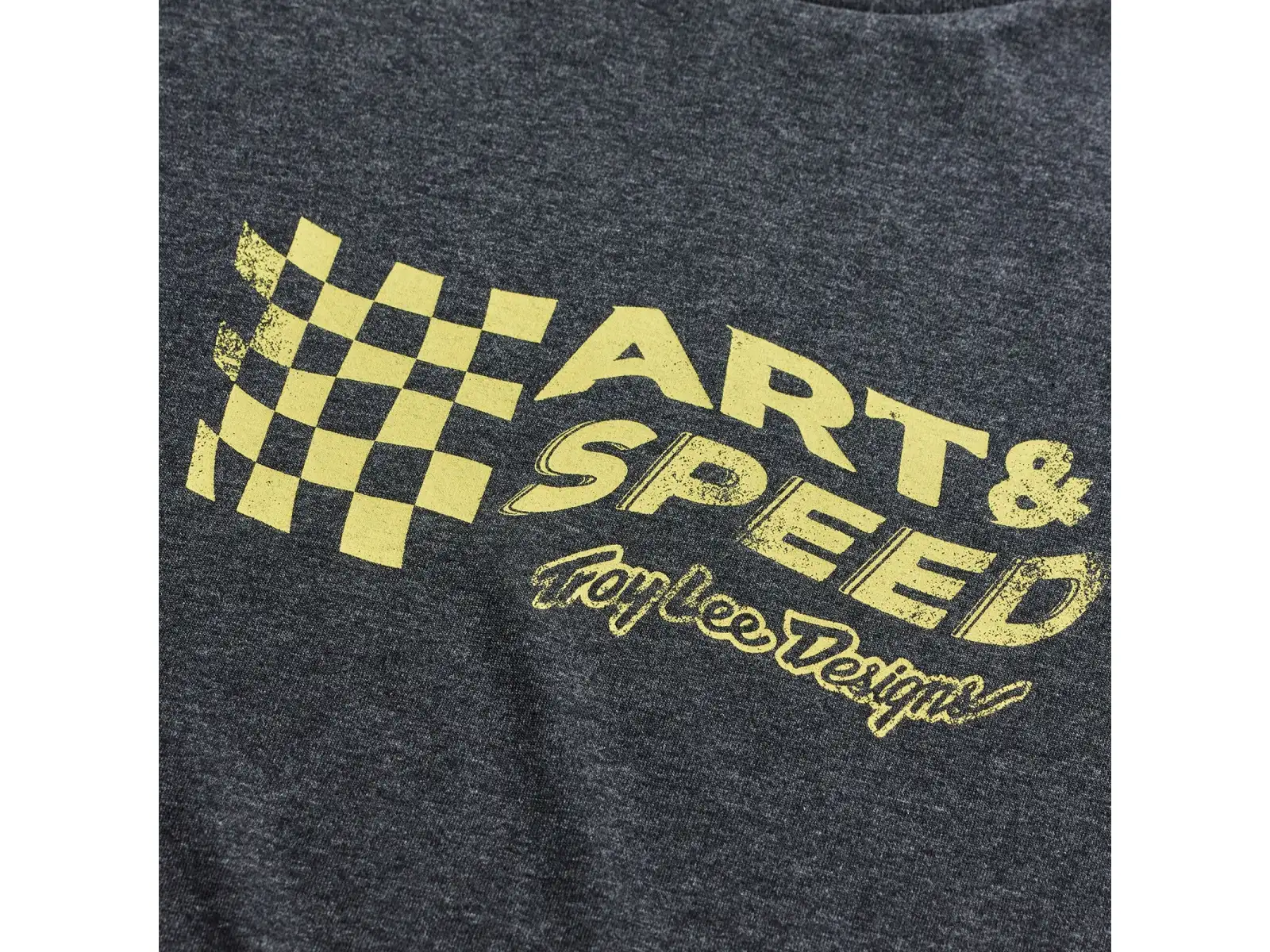 Troy Lee Designs Finish Line men's T-shirt short sleeve Black heather