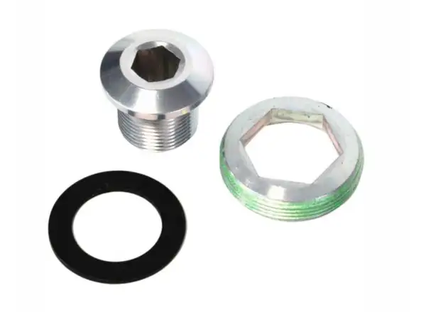 Sram self-extracting crank bolt M15/M26 GXP silver