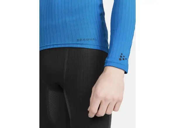 Craft Active Extreme X Zip men's long sleeve shirt blue
