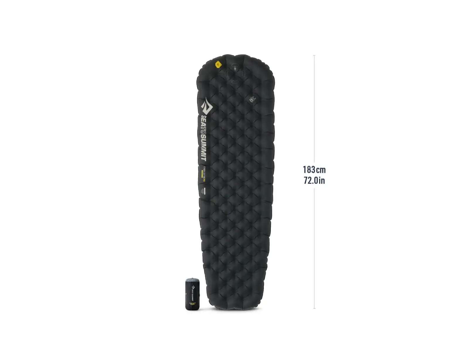 Sea To Summit Ether Light XR Pro Insulated ASC Mat - Regular Pirate Black