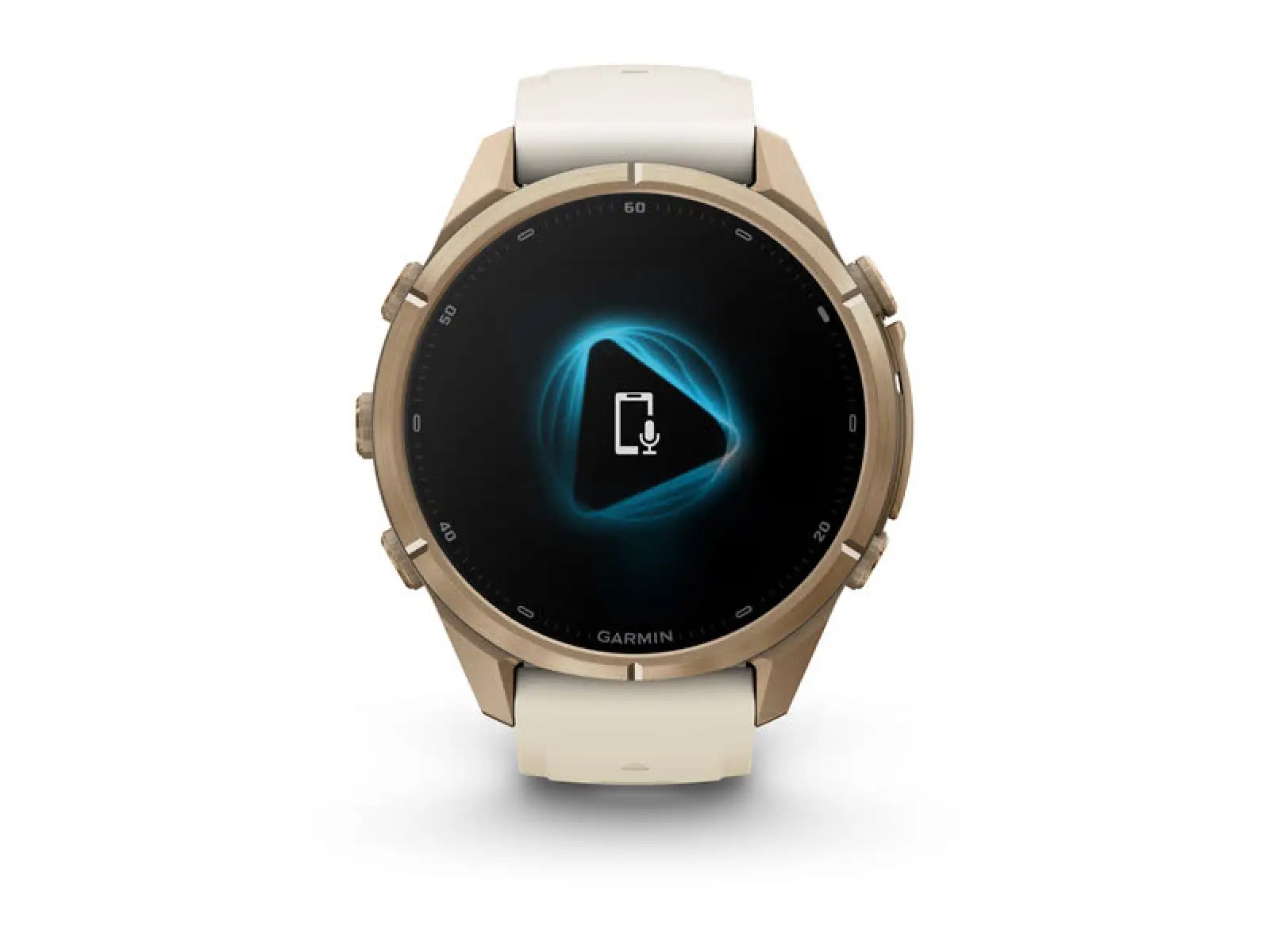 Garmin fenix 9 Pro inReach 43 mm smart watch Autumn gold titanium/Cream/french gray