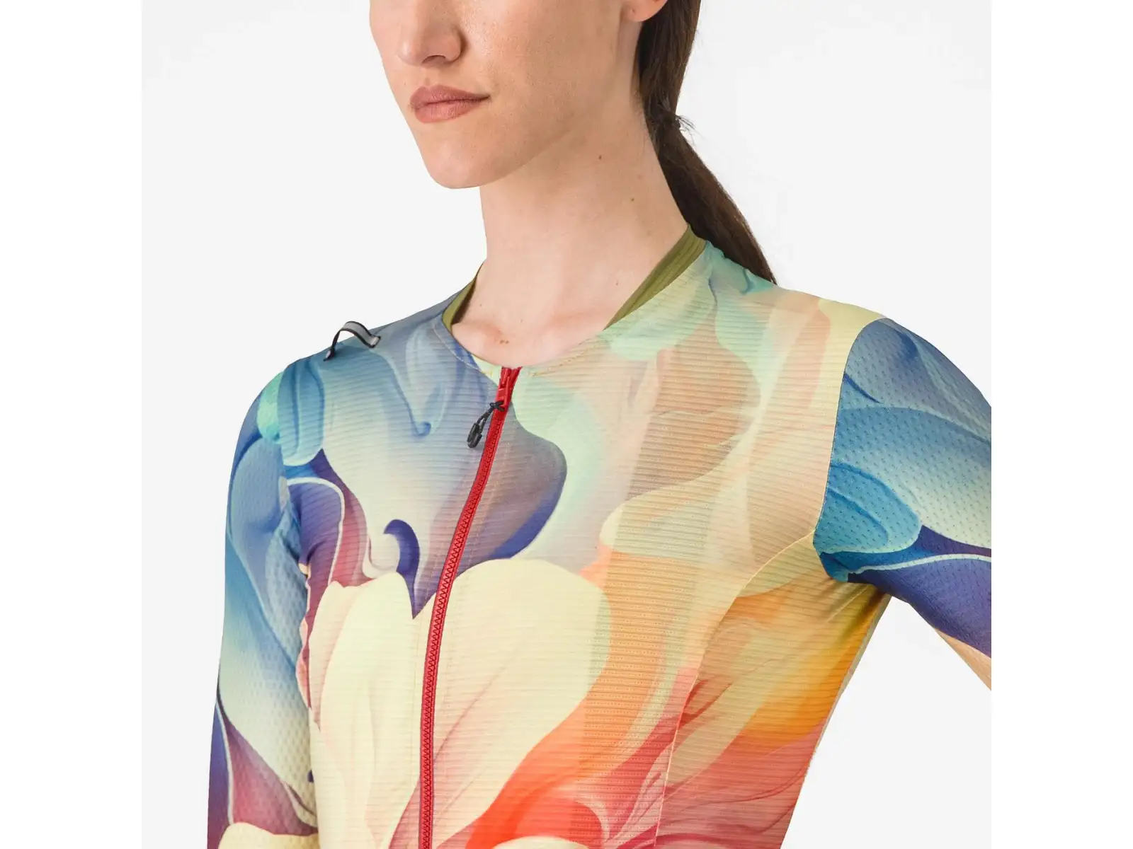 Castelli Unlimited Pro women's jersey short sleeve Multicolor Green