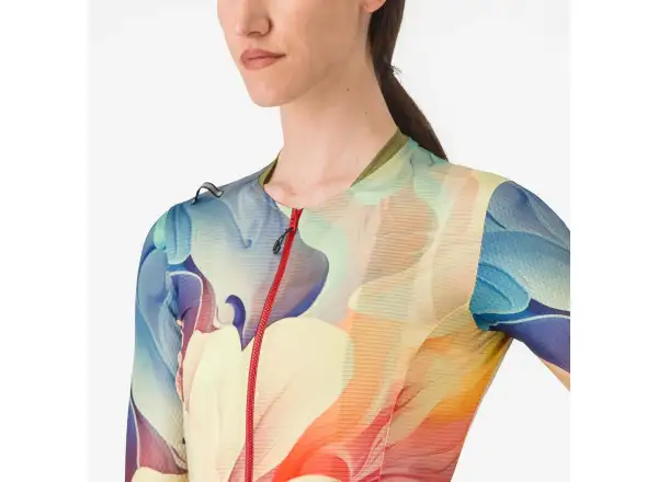 Castelli Unlimited Pro women's jersey short sleeve Multicolor Green