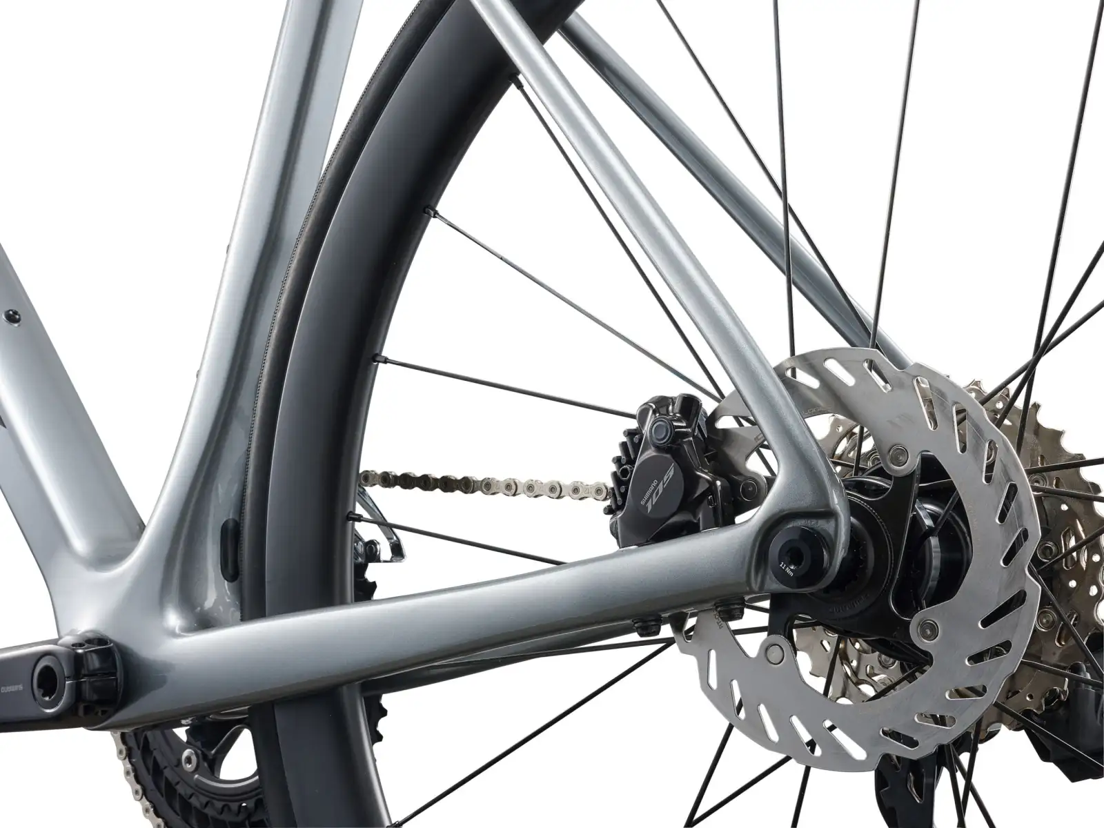 Giant TCR Advanced Pro 1 Di2 road bike Tech Silver