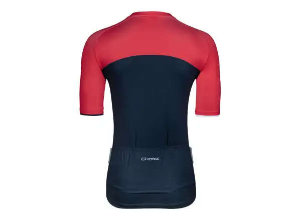 Force Art men's jersey short sleeve dark blue/red
