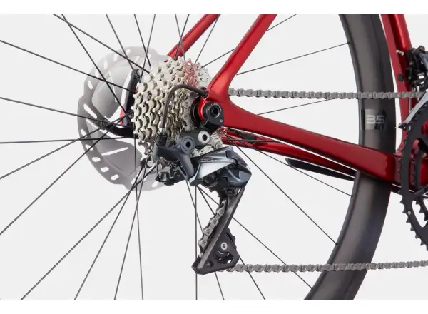 Cannondale SuperSix Evo Hi-Mod Disc Ultegra road bike Candy Red
