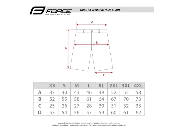 Force Rebel cycling MTB shorts without padding black