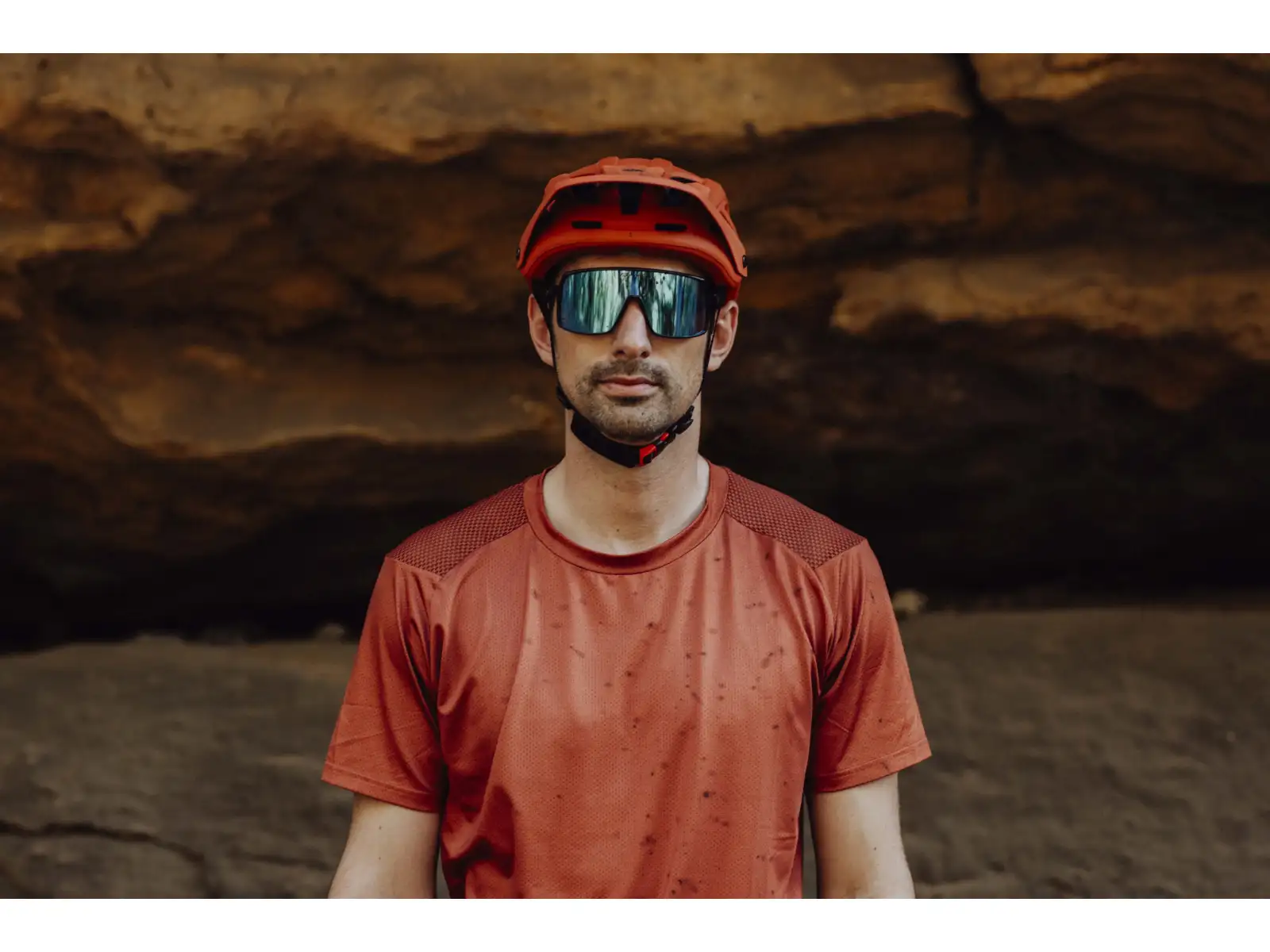 Force Ibex Mtb helmet orange matte