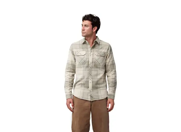 Fox Traildust Flannel men's shirt Cream