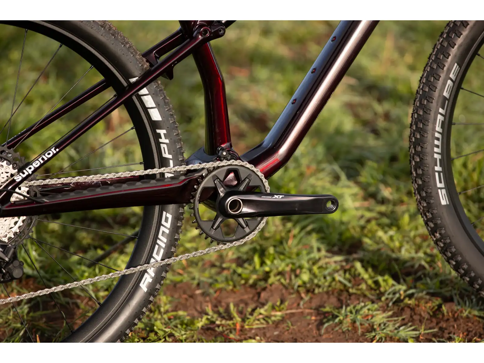 Superior XF 9.5 Team mountain bike Gloss Red Carbon/Black