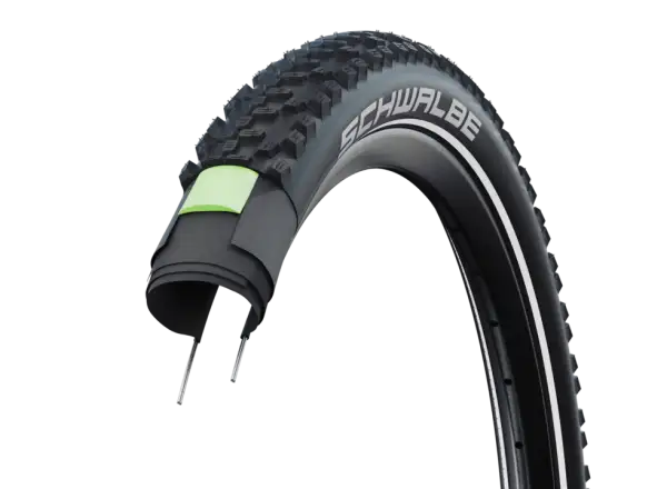 Schwalbe Smart Sam Plus Performance GreenGuard 26" MTB wired tire Black Reflex