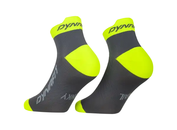 Dynafit Trail Short running socks Cinder/Ultra Yellow