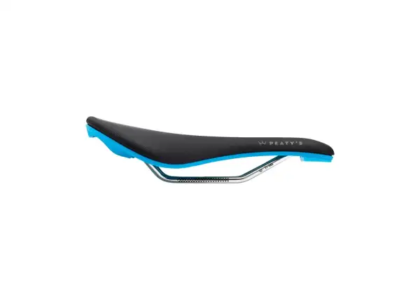Peatys Monarch saddle TI-MX Rail / Nylon Base Turquoise