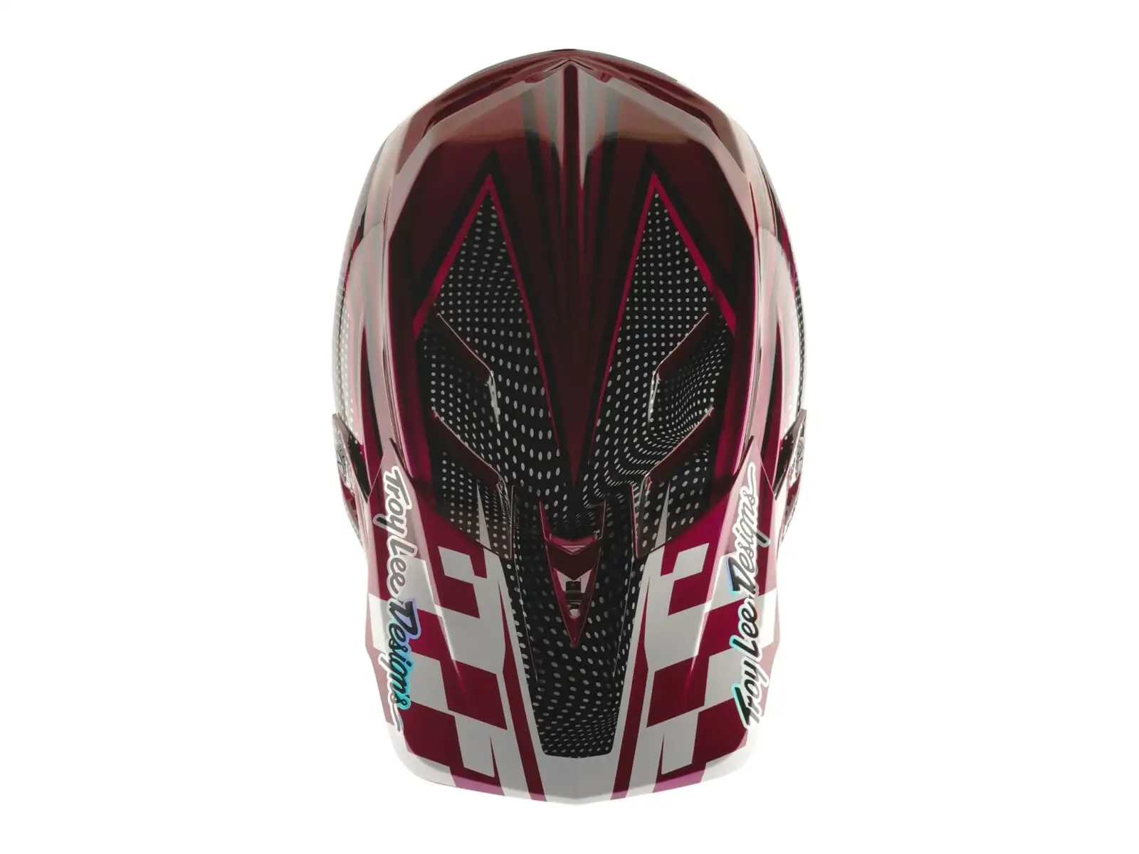 Troy Lee Designs x SRAM D4 Carbon helmet Radioscape Black/Berry