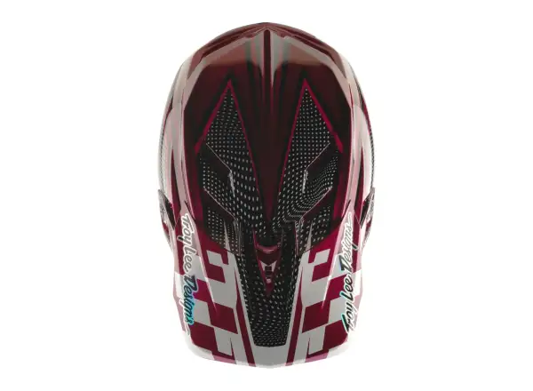 Troy Lee Designs x SRAM D4 Carbon helmet Radioscape Black/Berry