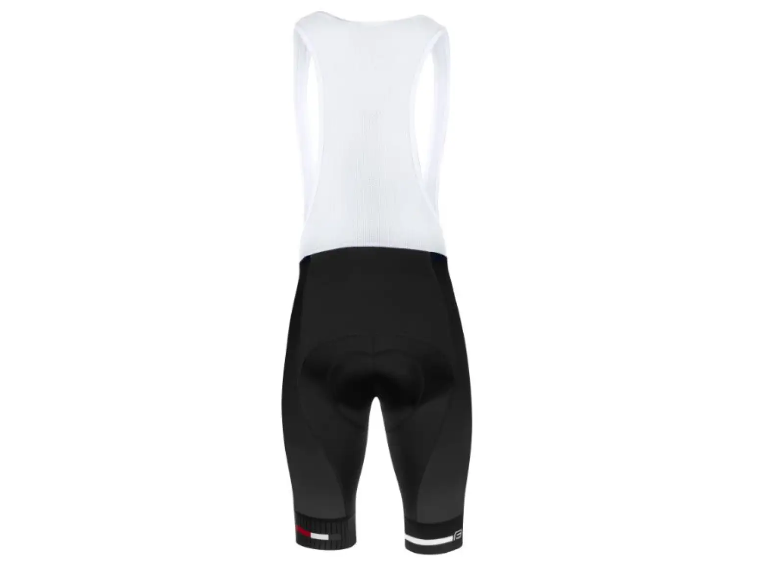 Force Dash men's bib shorts with pad black/grey