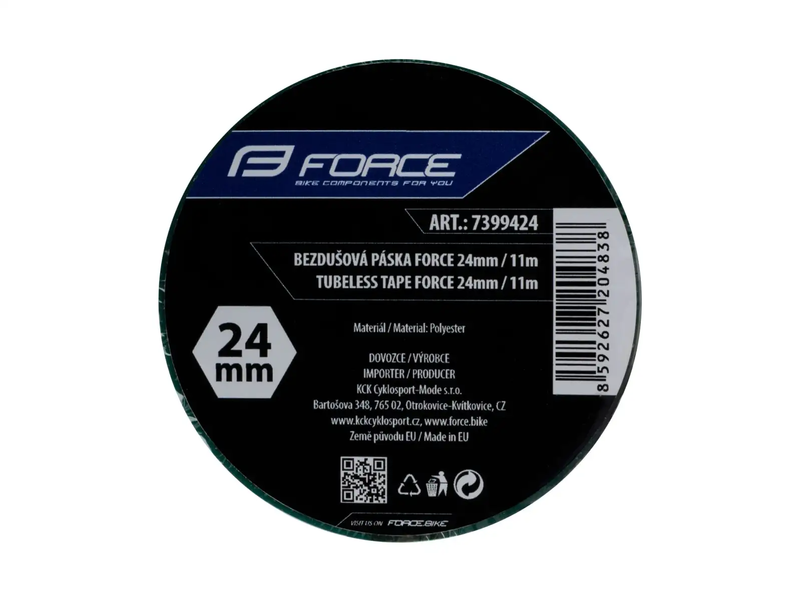 Force tape tubeless 24 mm x 11 m green