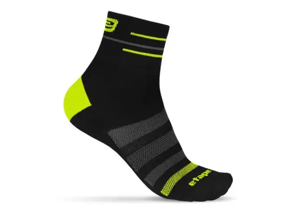 Etape Sox socks black/yellow fluo