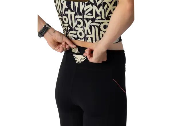 Dynafit Trail 7/8 women's running leggings Black Out/Overcast