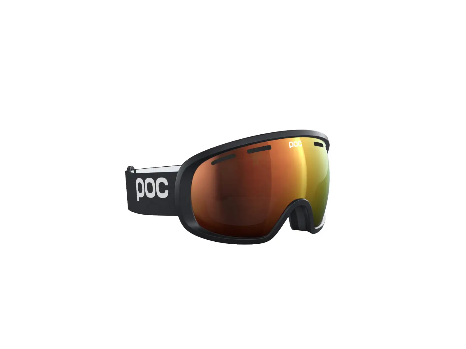 POC Fovea WF ski goggles Uranium Black/Partly Sunny Orange