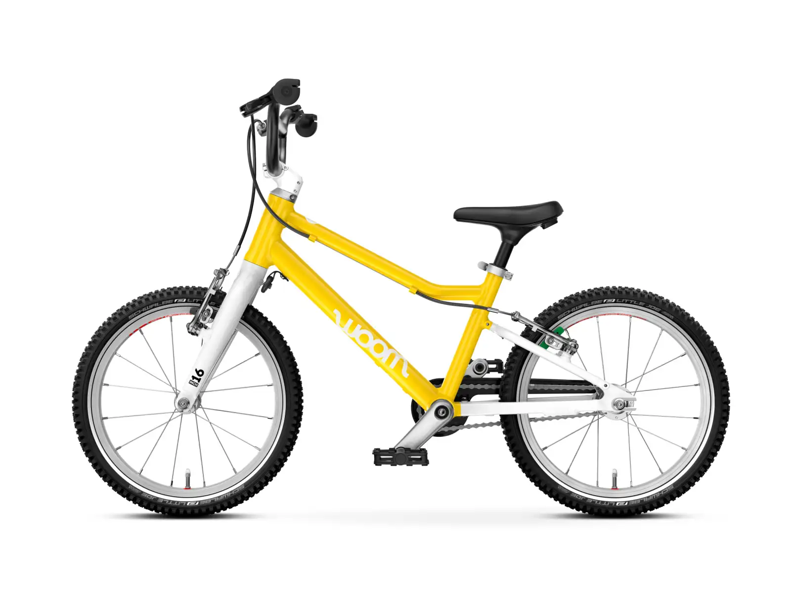 Woom GO 3 children's bike 16" Vibrant Yellow