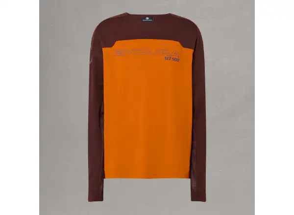 Endura MT500 Burner kids jersey long sleeve Orange