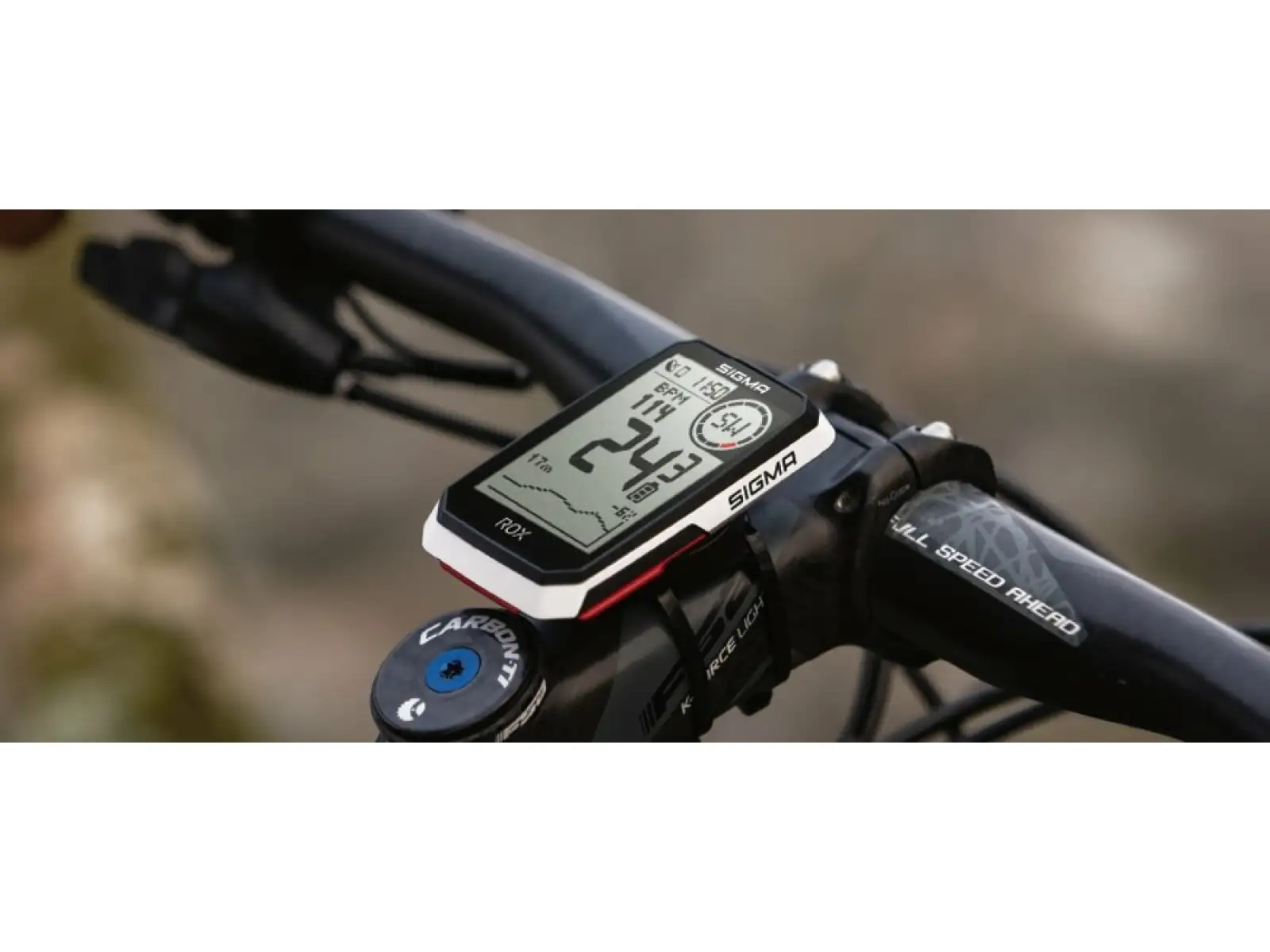 Sigma ROX 4.0 GPS computer SET with sensors black