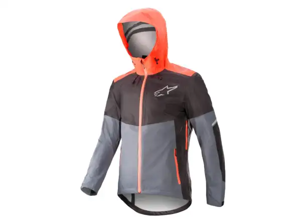 Alpinestars Tahoe WP men's jacket Grisaille Black/Coral Fluo