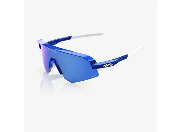 100% Slendale SL glasses RBH Gloss Blue Holographic/HiPER Royal Blue Mirror Lens