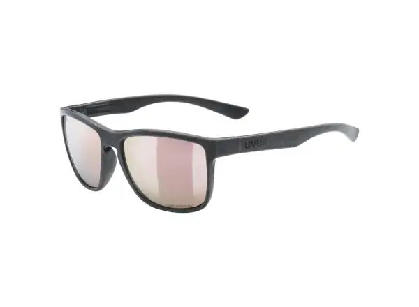 Uvex LGL Ocean 2 P glasses Black Mat / Mirror Rose (CAT. 3)