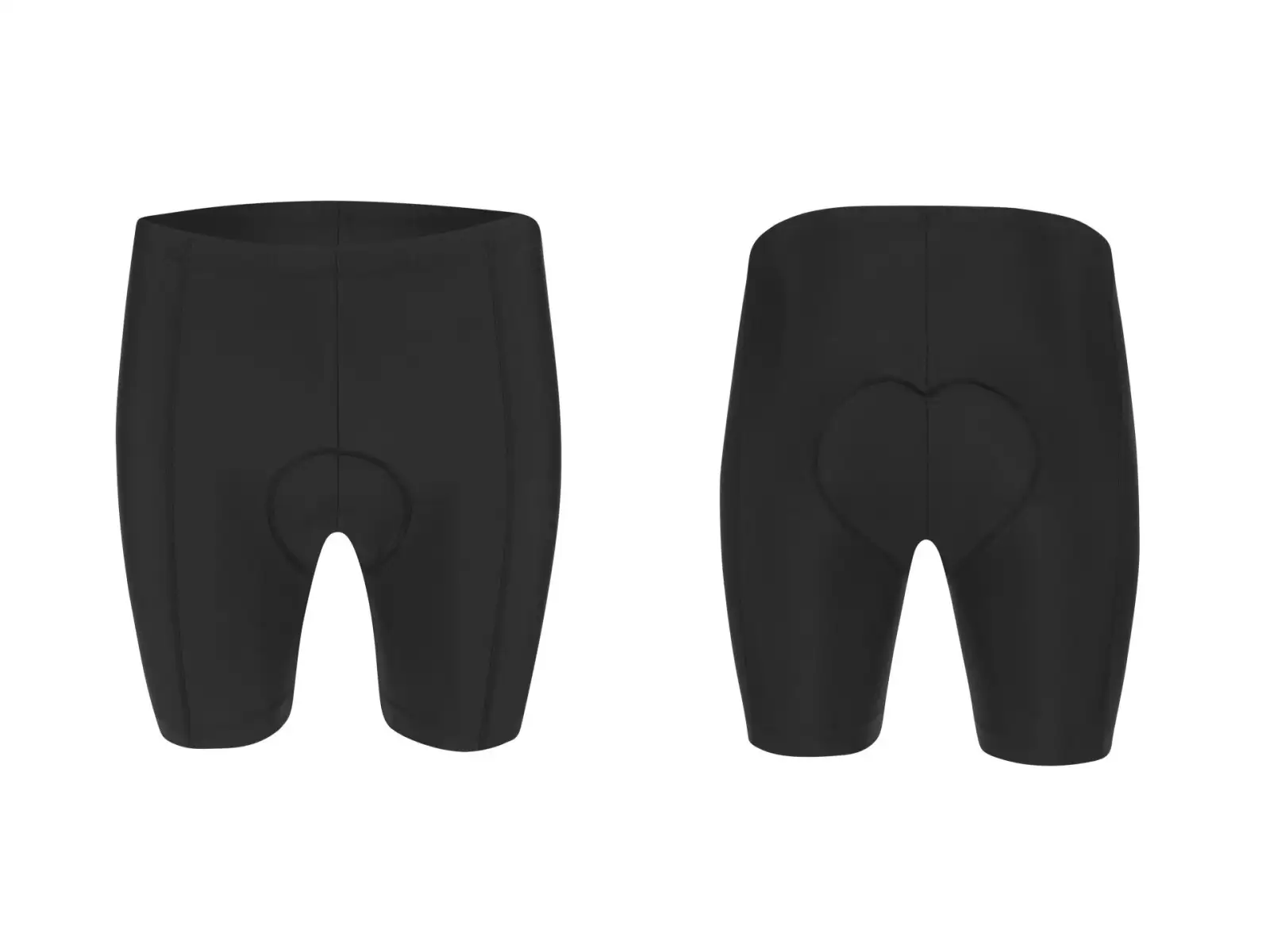 Force Storm men's MTB shorts with padding Grey/Fluo