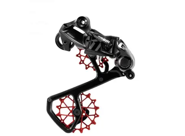 Garbaruk guide and pulley for Sram Force AXS 12 sp. black/red