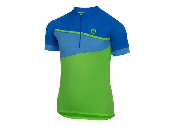 Etape Peddy kids jersey short sleeve green/blue