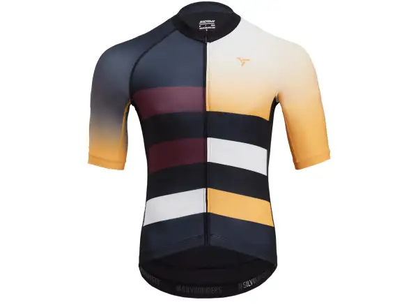 Silvini Mazzano men's jersey short sleeve black/yellow