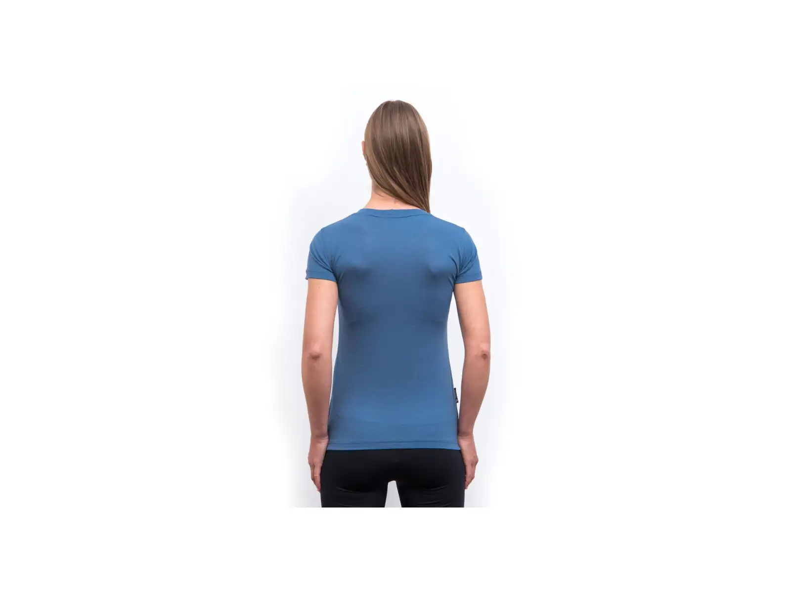 Sensor Merino Air Hills women's short sleeve shirt Riviera Blue