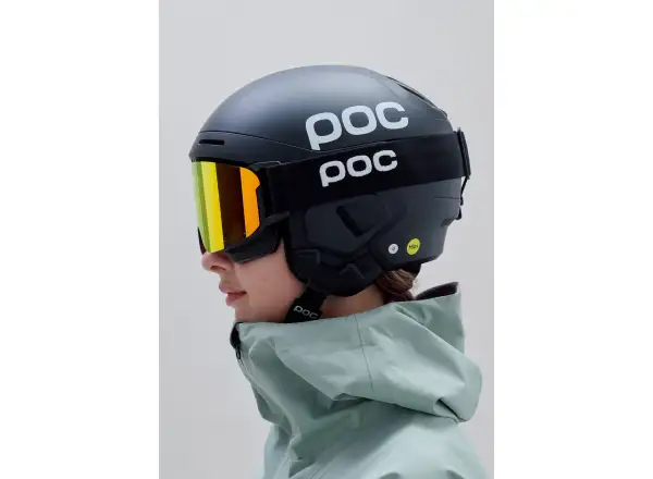 POC Nexal Mid ski goggles Uranium Black/Partly Sunny Orange