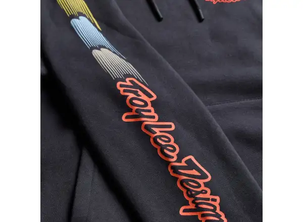 Troy Lee Designs Peace Out men's hoodie Carbon/Black