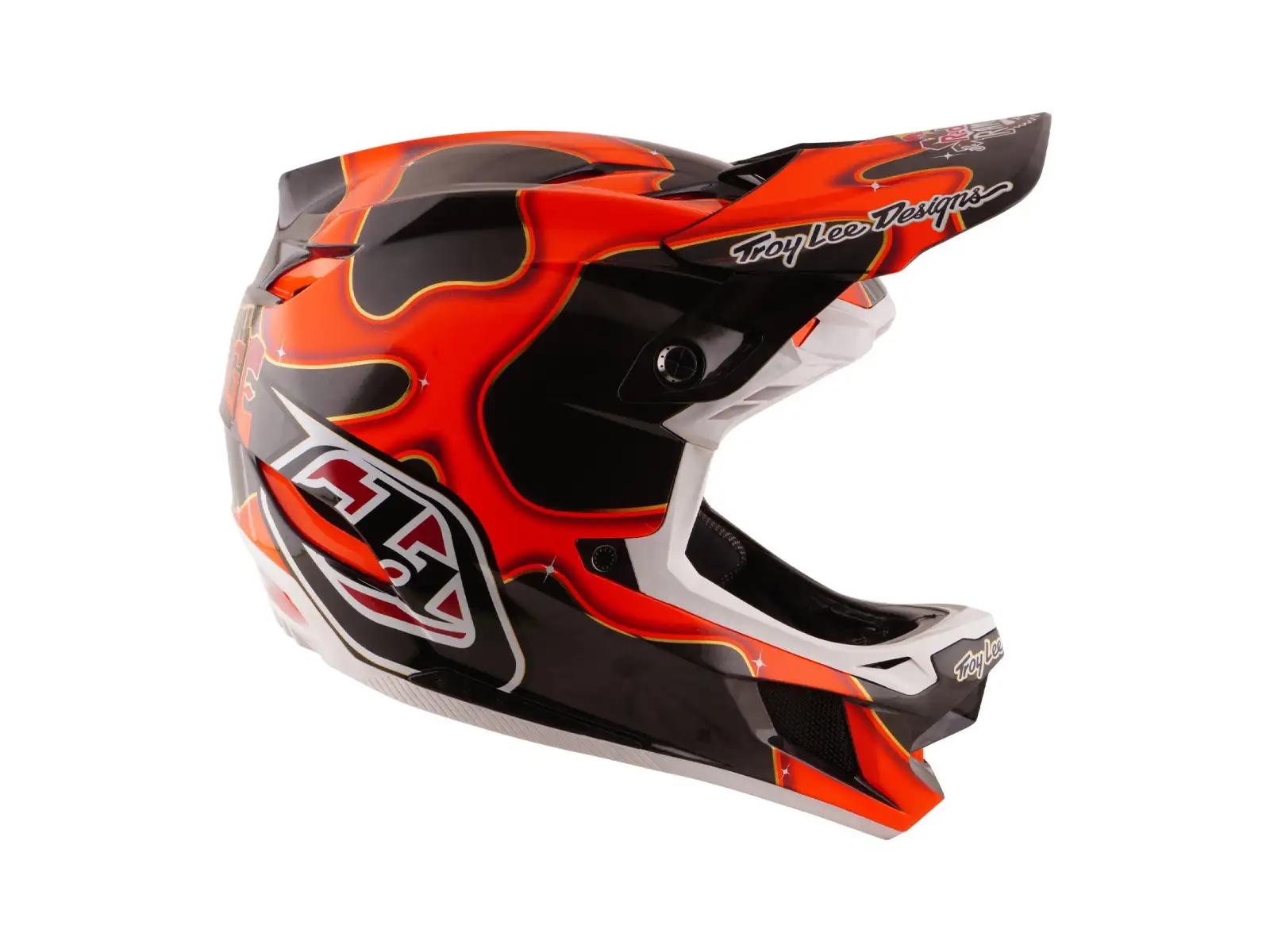 Troy Lee Designs D4 Carbon Red Bull Rampage helmet Dreamland Black
