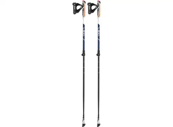 Leki Smart Supreme trekking poles Midnightblue/White size 100-130 cm