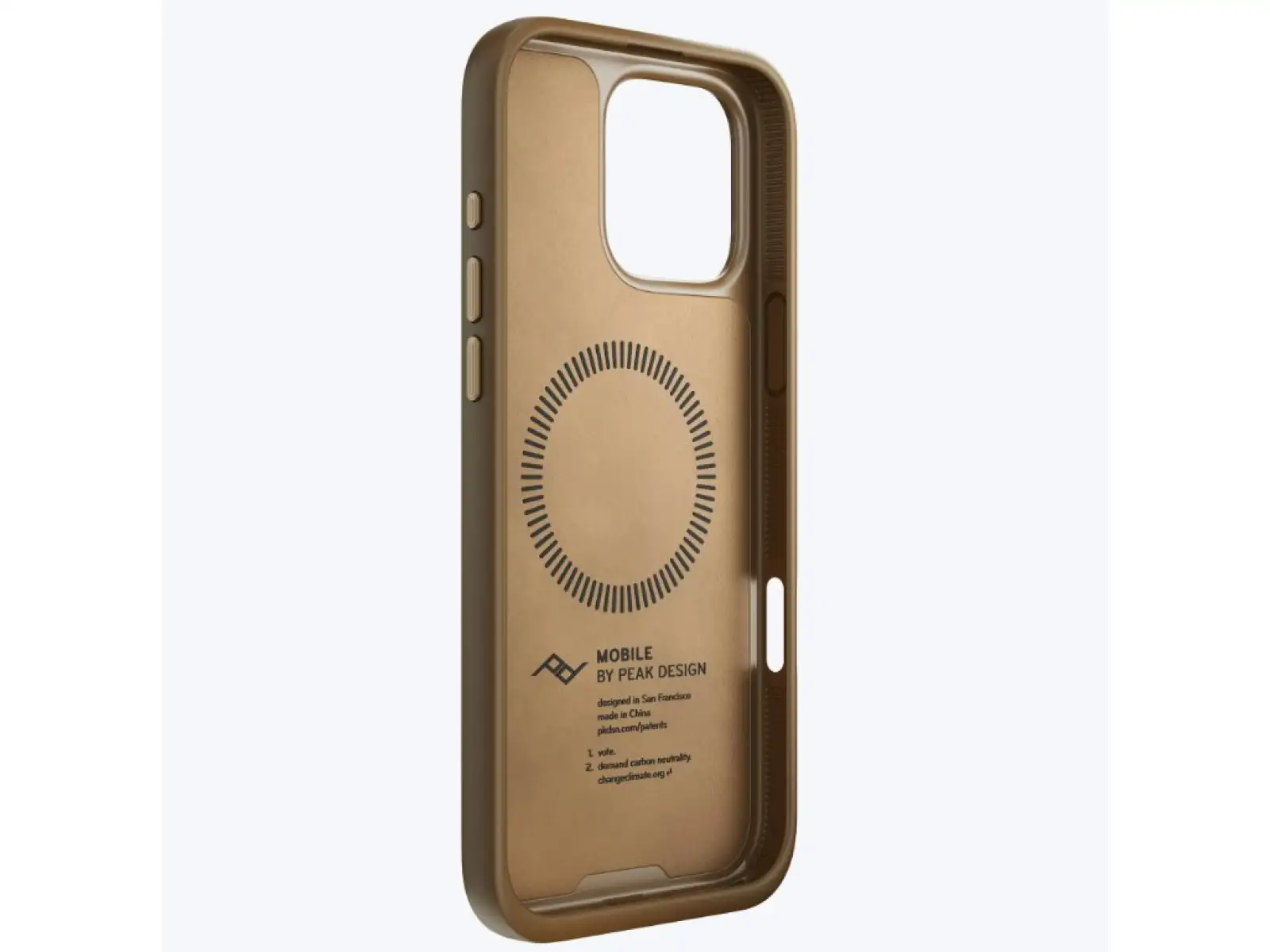 Peak Design Mobile Everyday Clarino Case iPhone 16 Pro Max mobile case Tan