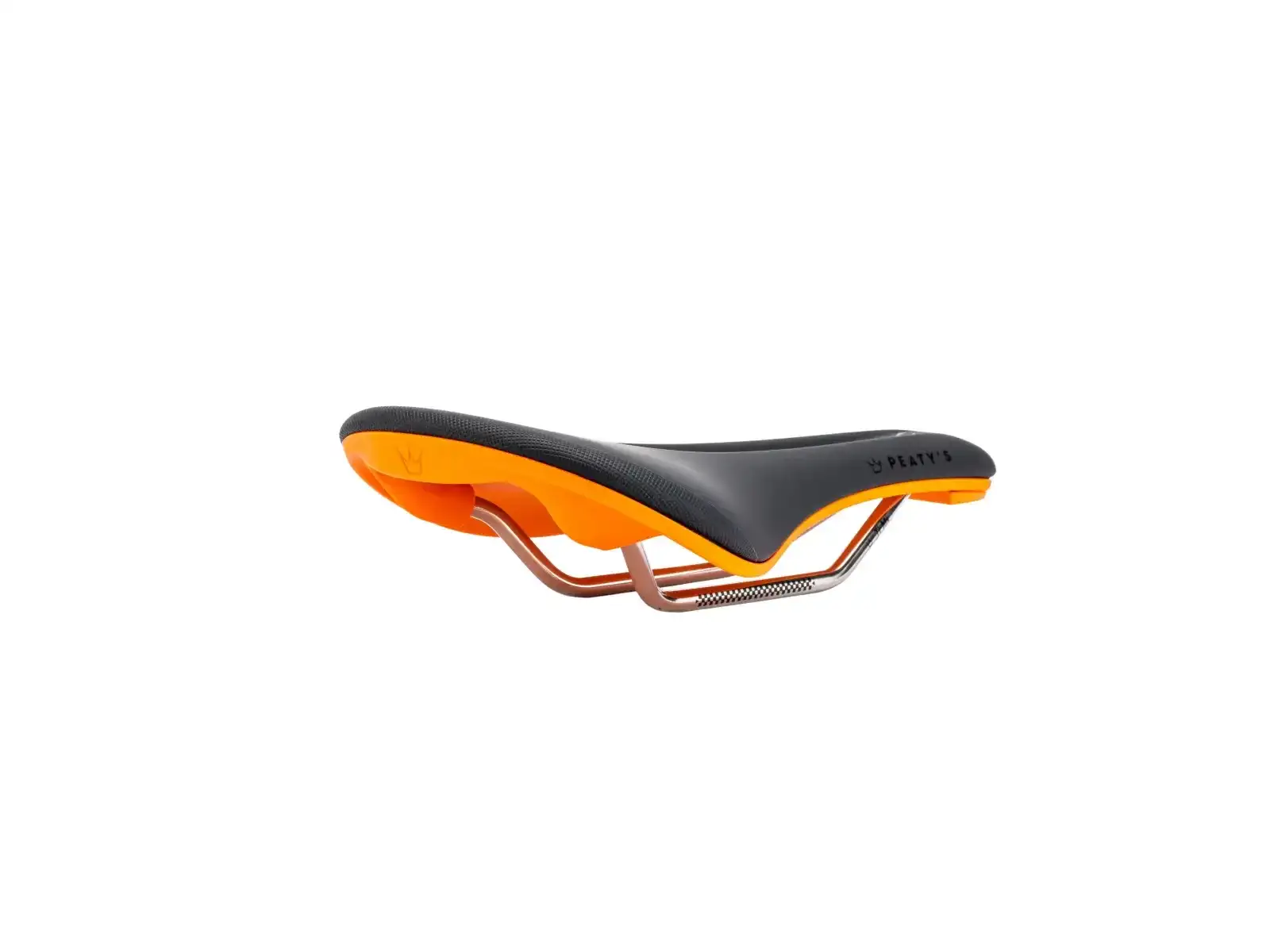 Peatys Monarch saddle TI-MX Rail / Nylon Base Mango