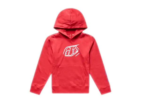 Troy Lee Designs Badge kids hoodie Scarlet
