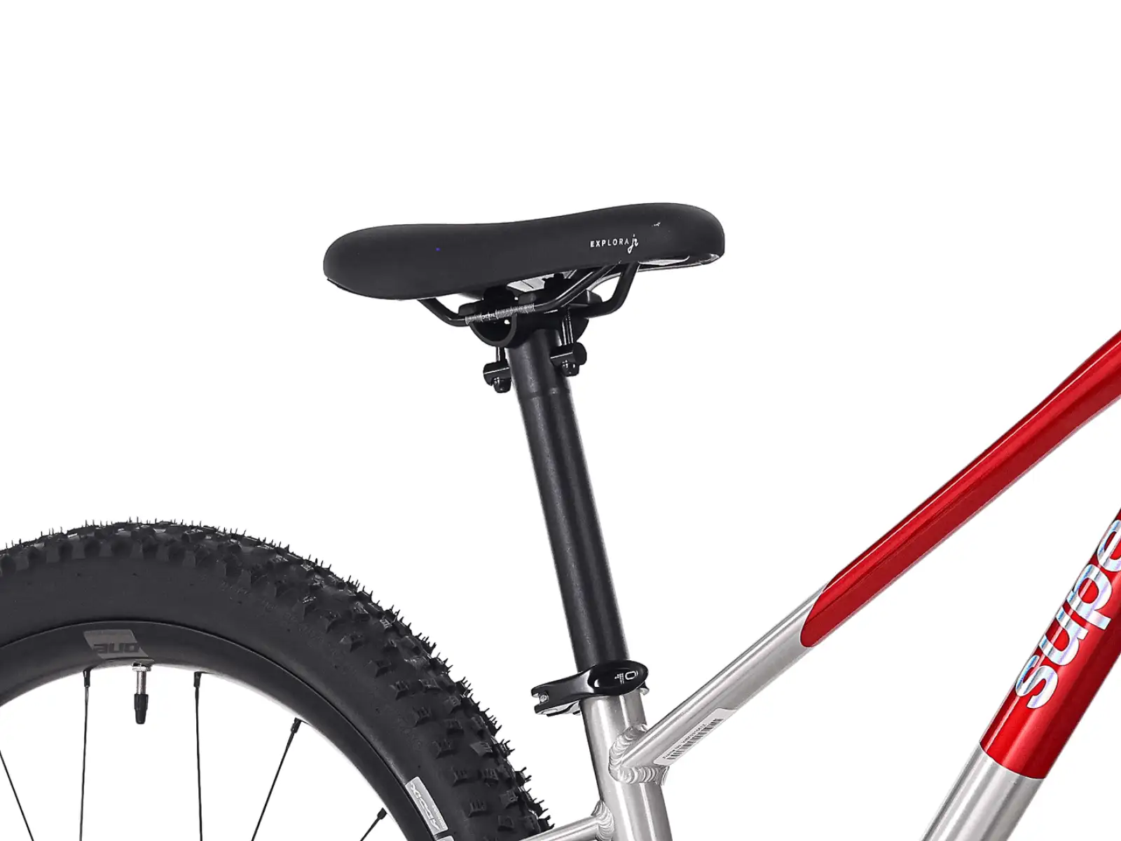 Superior TEAM 24 kids bike Gloss Brushed Alu / Red
