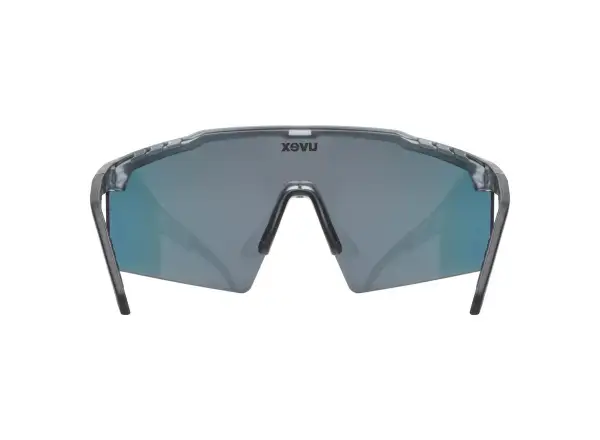 Uvex Flowline sunglasses Smoke Matt/Mirror Red